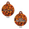 Fire Round Pet Tag - Front & Back