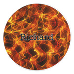 Fire Round Stone Trivet (Personalized)