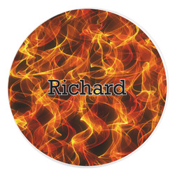 Fire Round Stone Trivet (Personalized)