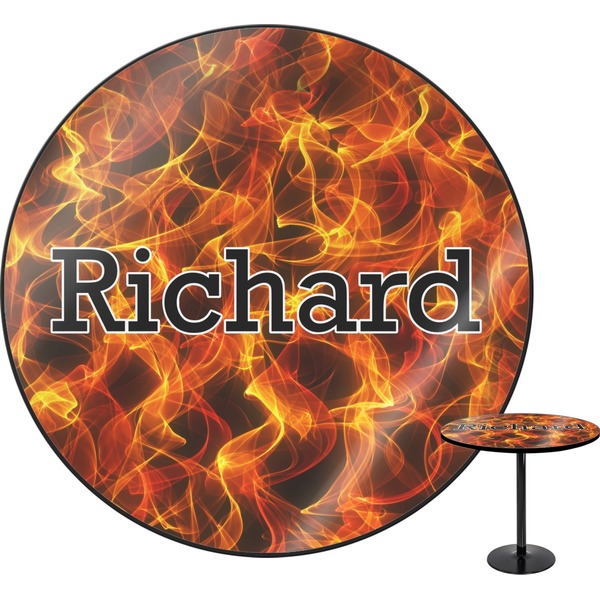 Custom Fire Round Table (Personalized)