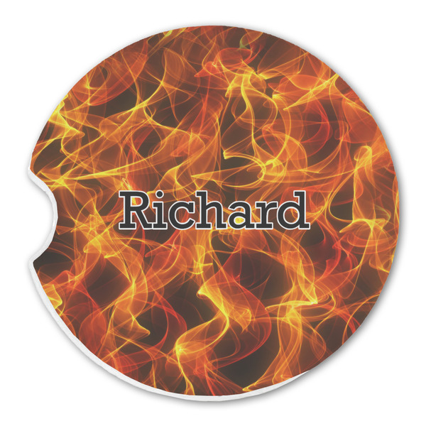 Fire Sandstone Car Coaster - Single