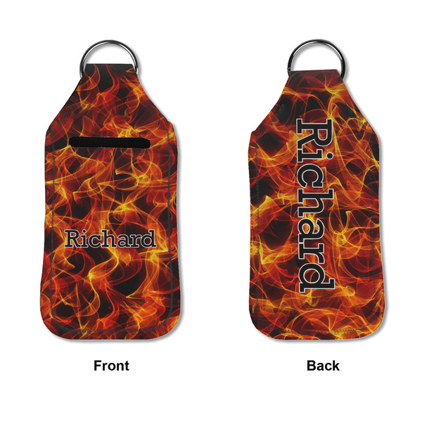 Fire Sanitizer Holder Keychain - Large APPROVAL (Flat)