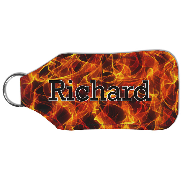 Fire Sanitizer Holder Keychain - Large (Back)