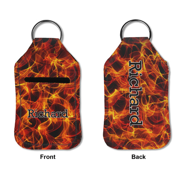 Fire Sanitizer Holder Keychain - Small APPROVAL (Flat)