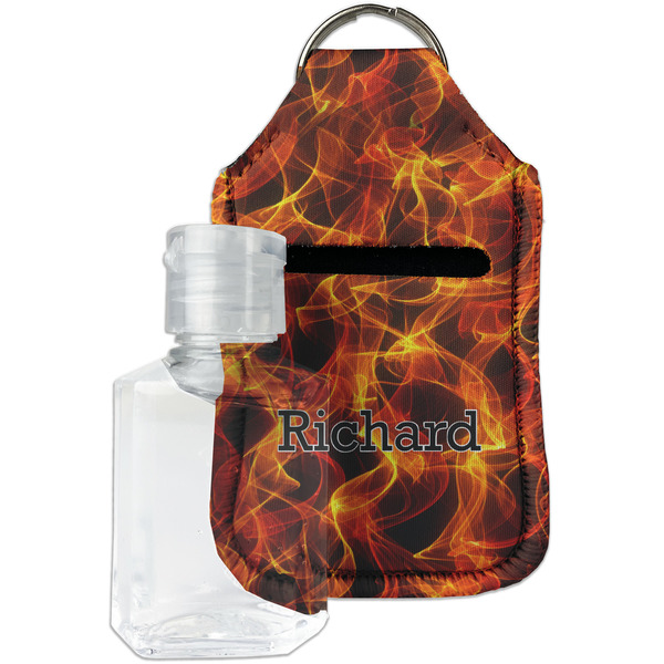 Custom Fire Hand Sanitizer & Keychain Holder (Personalized)