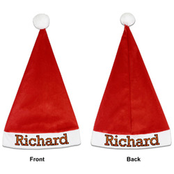 Fire Santa Hat - Front & Back (Personalized)