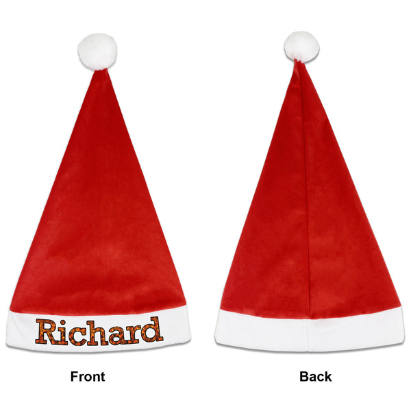 Fire Santa Hats - Front and Back (Single Print) APPROVAL