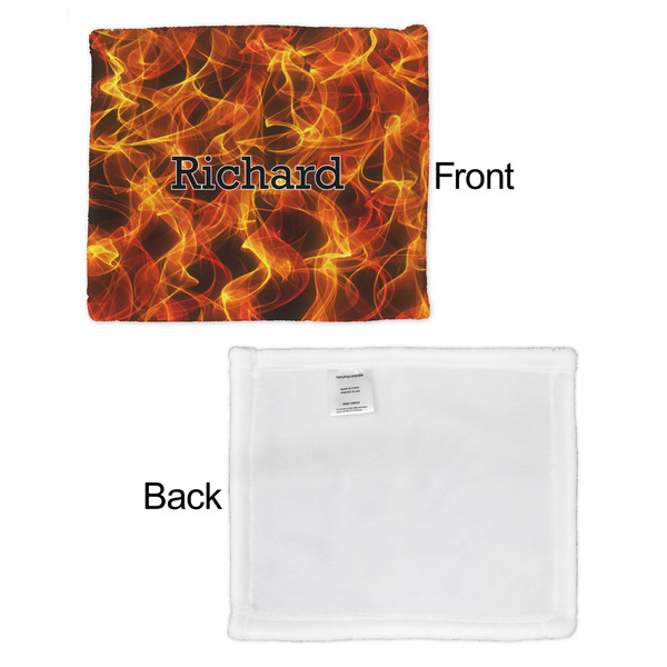 Fire Security Blanket - Front & White Back View
