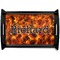 Fire Serving Tray Black Small - Main