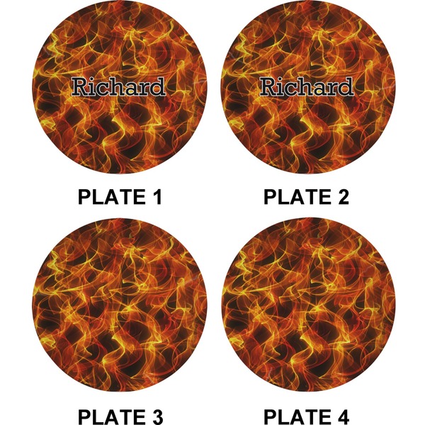 Fire Set of Appetizer / Dessert Plates (Approval)