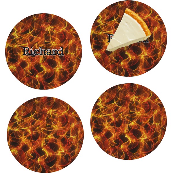 Fire Set of Appetizer / Dessert Plates