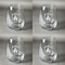 Fire Set of Four Personalized Stemless Wineglasses (Approval)