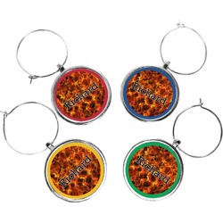 Fire Wine Charms (Set of 4) (Personalized)