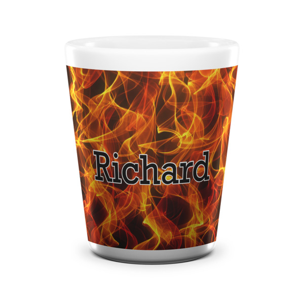 Fire Shot Glass - White - FRONT