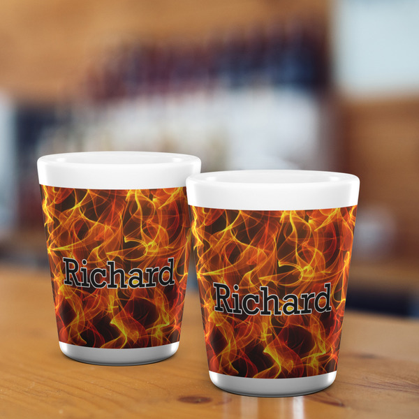 Fire Shot Glass - White - LIFESTYLE