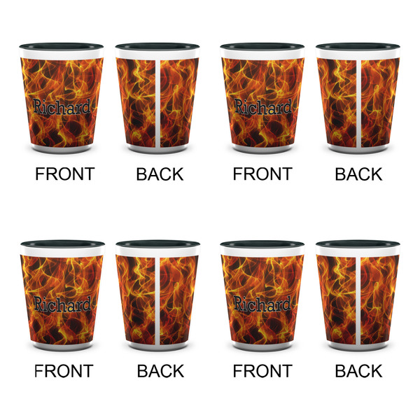 Fire Shot Glassess - Two Tone - Set of 4 - APPROVAL