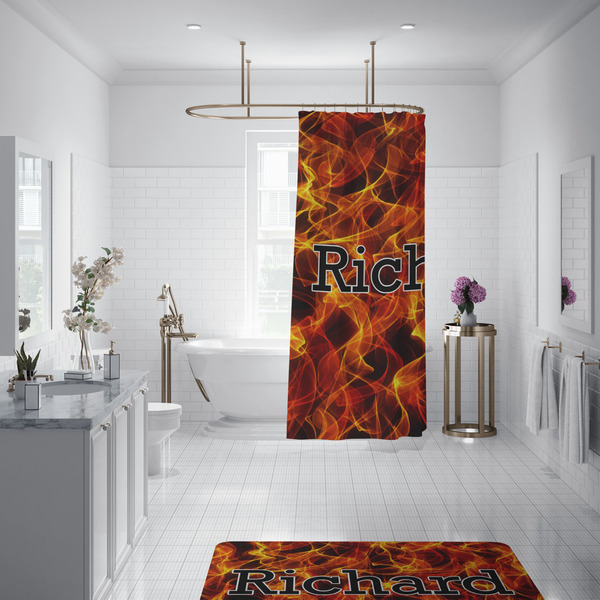 Fire Shower Curtain - 70"x83"