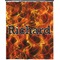 Fire Extra Long Shower Curtain - 70"x84" (Personalized)