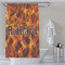 Fire Shower Curtain Lifestyle