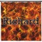Fire Shower Curtain - Custom Size (Personalized)