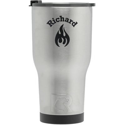 Fire RTIC Tumbler - Silver (Personalized)
