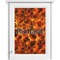 Fire Single White Cabinet Decal