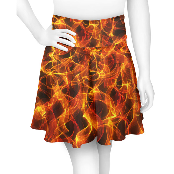 Custom Fire Skater Skirt