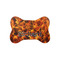 Fire Bone Shaped Dog Food Mat (Small) (Personalized)