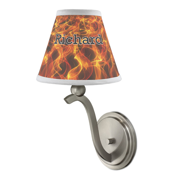 Fire Small Chandelier Lamp - LIFESTYLE (on wall lamp)
