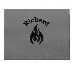 Fire Gift Boxes w/ Engraved Leather Lid (Personalized)