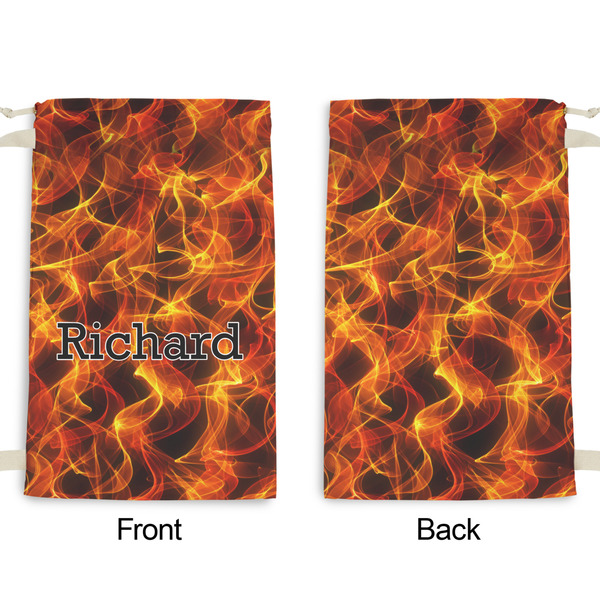 Fire Small Laundry Bag - Front & Back View