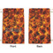 Fire Small Laundry Bag - Front & Back View