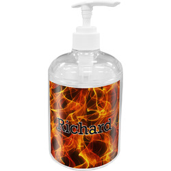 Fire Acrylic Soap & Lotion Bottle (Personalized)