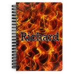 Fire Spiral Notebook (Personalized)