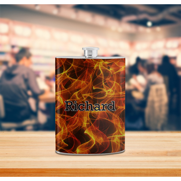 Fire Stainless Steel Flask - LIFESTYLE 2