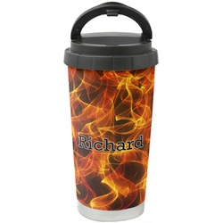 Fire Stainless Steel Coffee Tumbler (Personalized)