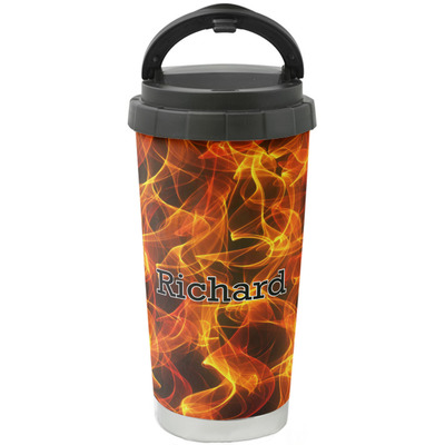 Fire Stainless Steel Coffee Tumbler (Personalized)