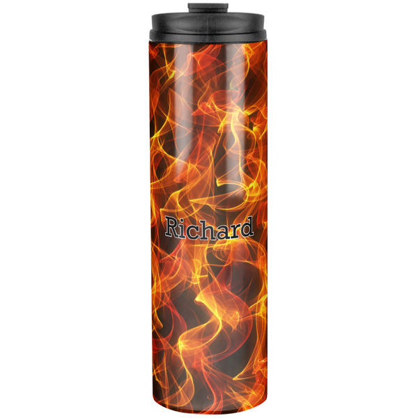 Custom Fire Stainless Steel Skinny Tumbler - 20 oz (Personalized)