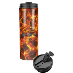 Fire Stainless Steel Skinny Tumbler (Personalized)