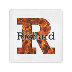 Fire Standard Cocktail Napkins (Personalized)