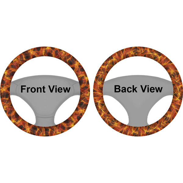 Fire Steering Wheel Cover- Front and Back