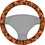 Fire Steering Wheel Cover (Personalized)