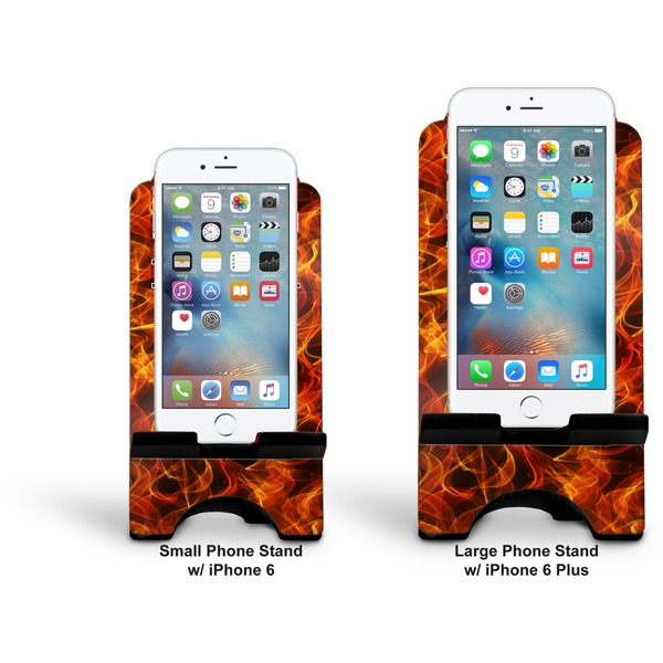 Fire Stylized Phone Stand - Comparison