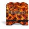 Fire Stylized Tablet Stand - Front without iPad