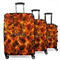 Fire 3 Piece Luggage Set - 20" Carry On, 24" Medium Checked, 28" Large Checked (Personalized)