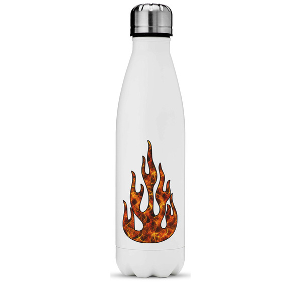 Custom Fire Water Bottle - 17 oz. - Stainless Steel - Full Color Printing (Personalized)