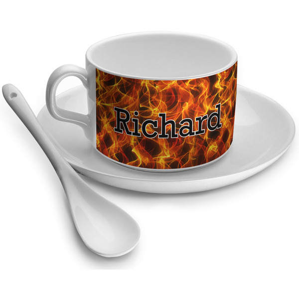 Custom Fire Tea Cup (Personalized)