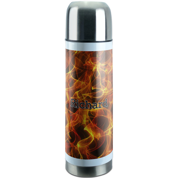 Custom Fire Stainless Steel Thermos (Personalized)