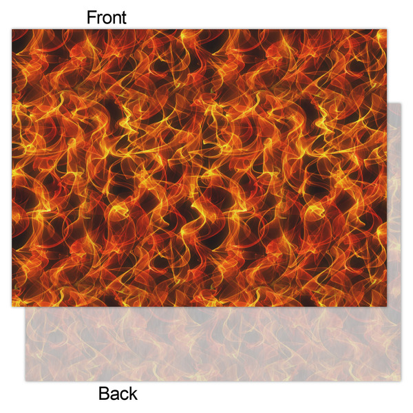 Fire Tissue Paper - Lightweight - Large - Front & Back