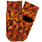 Fire Toddler Ankle Socks - Single Pair - Front and Back